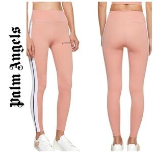 Palm Angels Logo Side Striped Leggings S/M